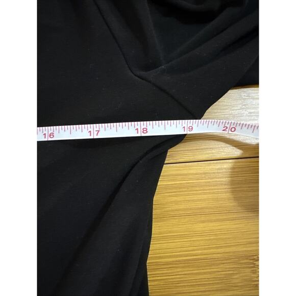 White House Black Market Women's L Faux Wrap Blouse 3/4 Sleeve Shirt Top - Picture 6 of 7